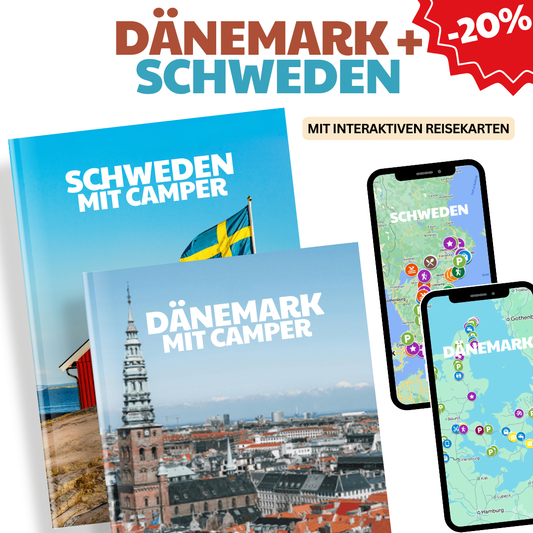 Dänemark und Schweden Reiseführer mit interaktiven Reisekarten für den Wohnmobil Urlaub